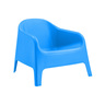 Café and Sun Outdoor Relaxing Resin Tub Chair Aqua Blue
