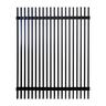 Aluminium Batten Fence Panel  H:1750mm x W:1500mm x D:65mm Black