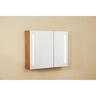 LED MIirror Cabinet H: 600mm W: 750mm D: 160mm Oak