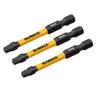 FLEXTORQ SQ3 Impact Screwdriving Bit  57mm - 3 Pack