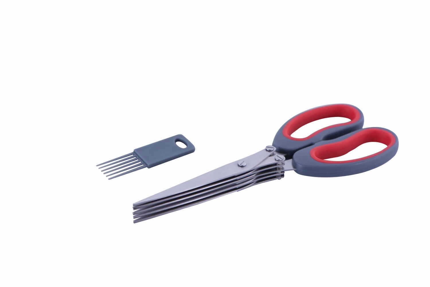 Herb Dicing Blade Scissors With Cleaning Comb