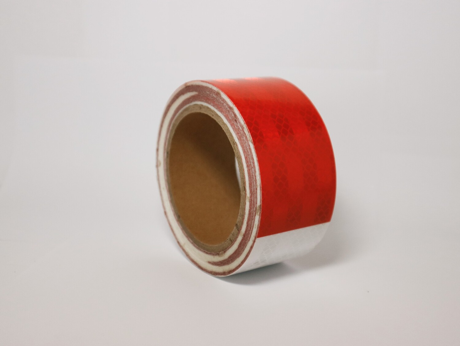 Red & White Reflective Tape Accent 50mm x 9.1m Red and White