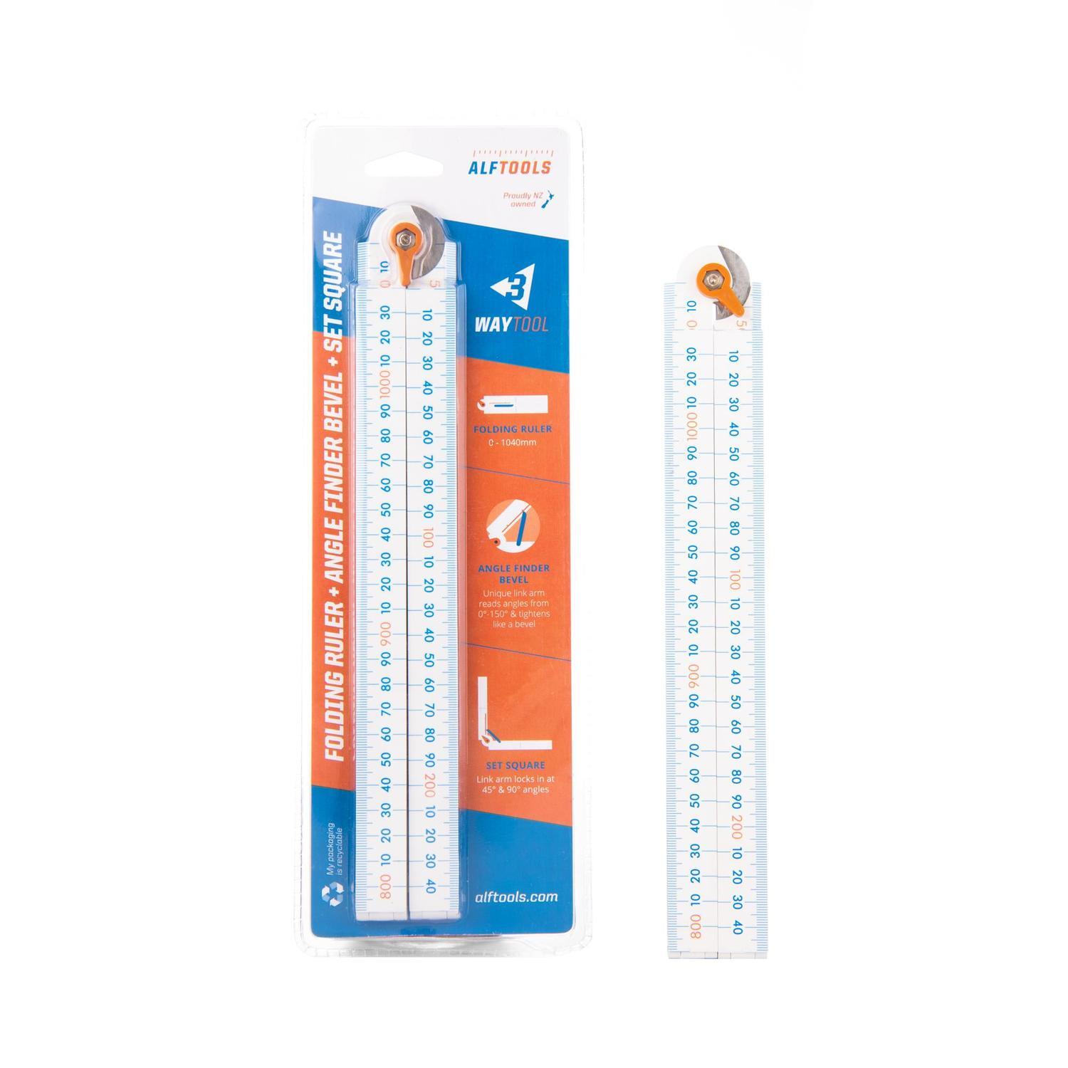 3 Way Tool Multipurpose Folding Ruler
