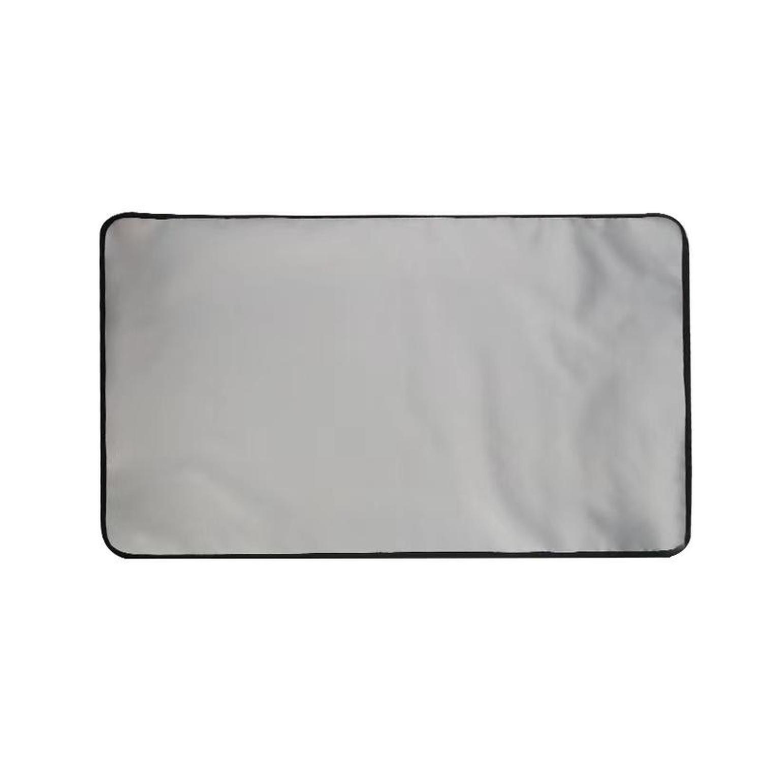 Heat Proof BBQ Deck and Lawn Protector Rectangle 90cm Silver