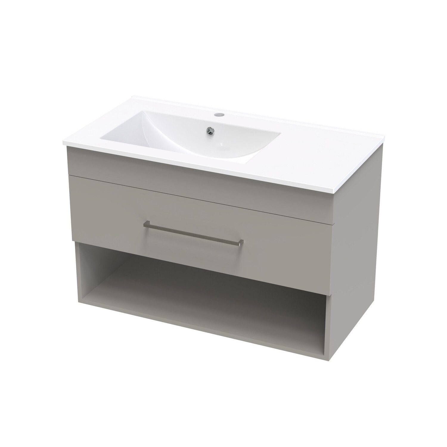 Cashmere Valley 900 Left Hand Bowl Drawer Open Colour
