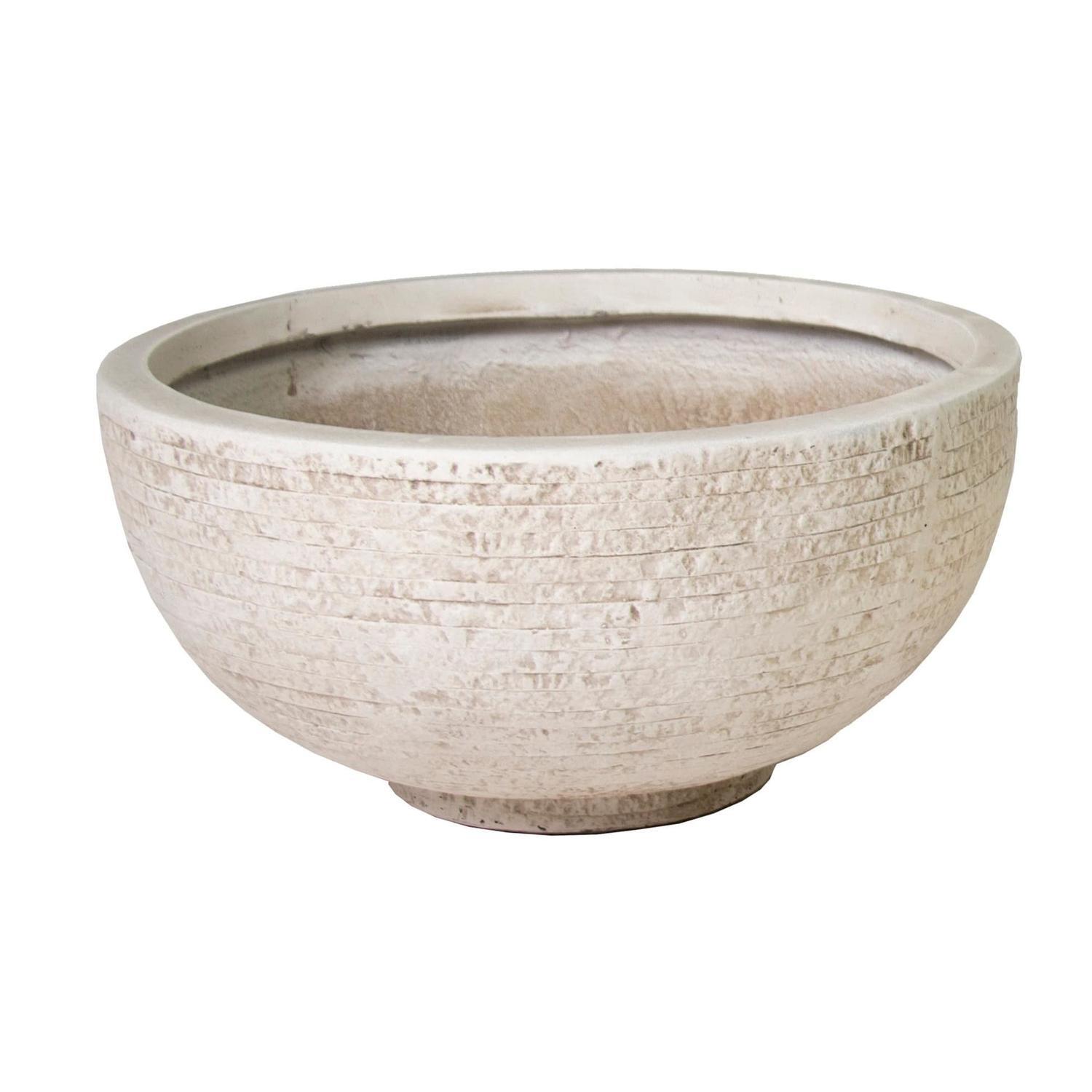 Low Bowl Clayfibre Pot Utah Large