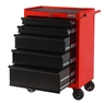 Roller Cabinet 5 Drw 27 in H: 985mm, W: 763mm, D: 462mm Red