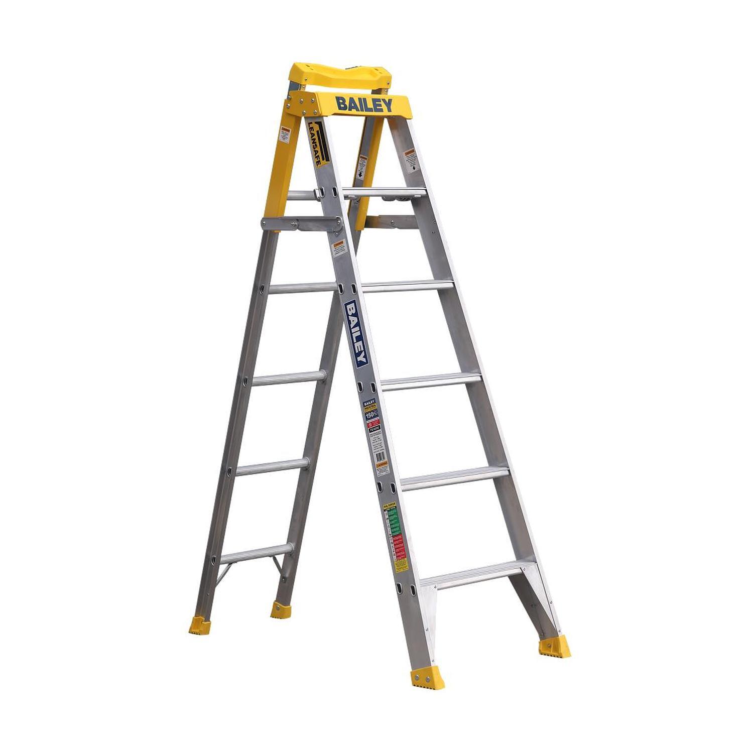 Dual Purpose Ladder 150kg Aluminium