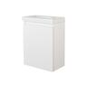 Metro Wall Hung Vanity 400mm White