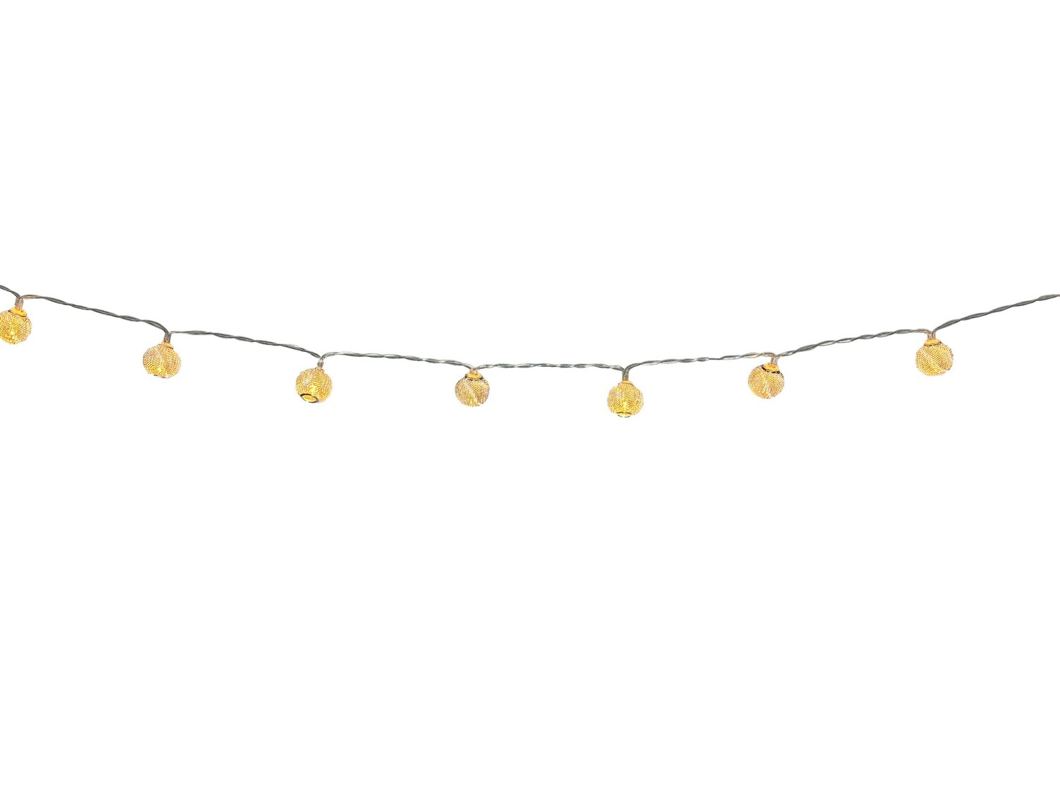 Lantern String Lights 10 LED 0.9m. Battery Powered Warm White