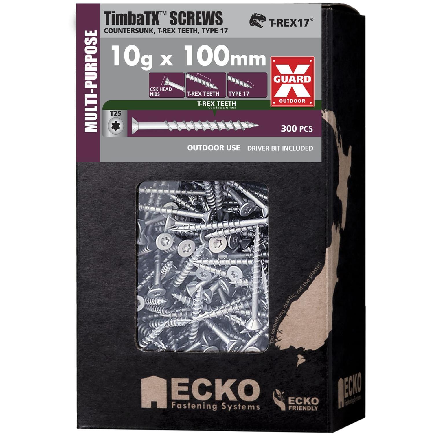 TimbaTX™ Multi-Purpose Screws OutDoor XGuard