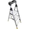Twin Platform Step Stool Ladder 3 Step Aluminium