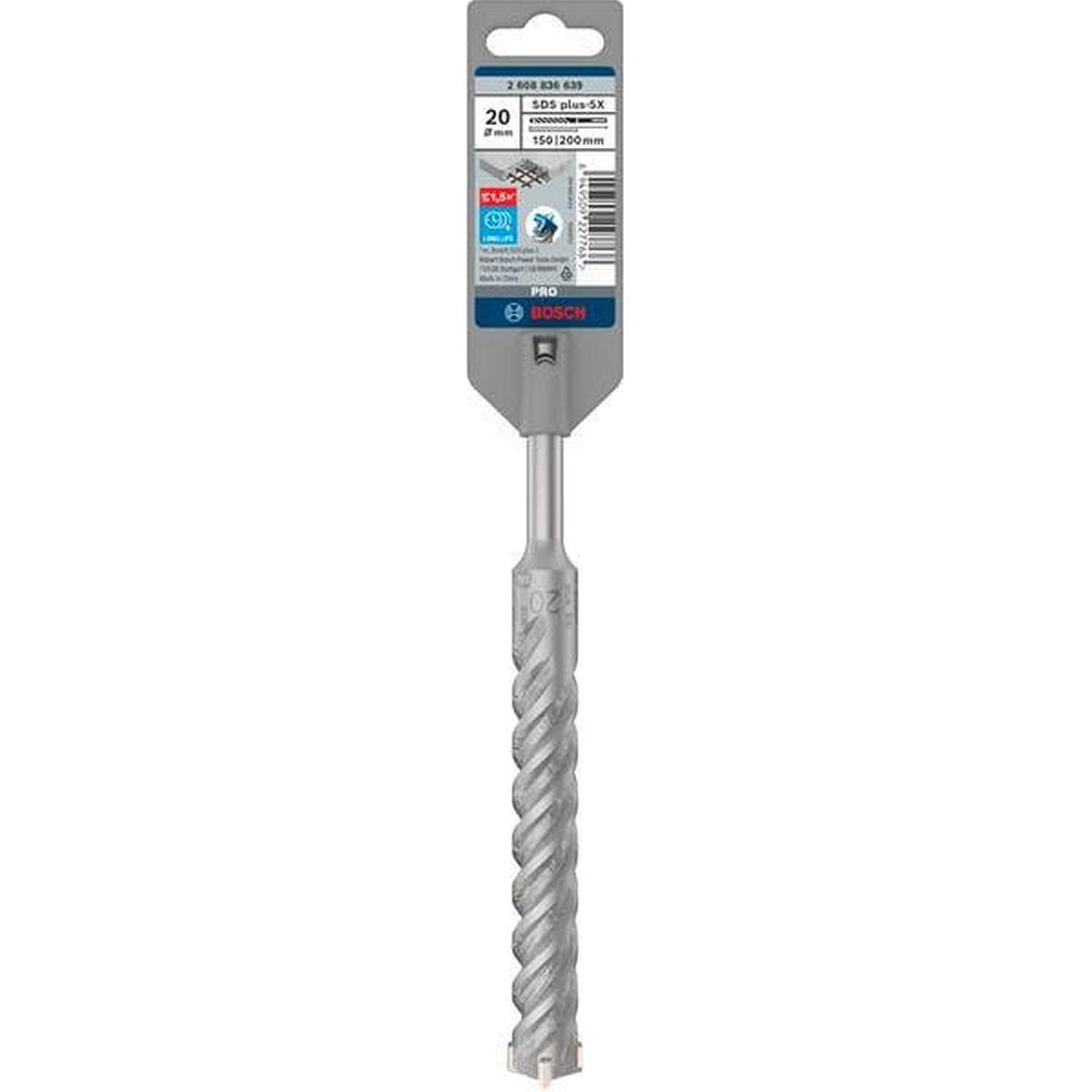 SDS Plus-5x Drill Bit 20 x 200mm