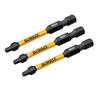 FLEXTORQ SQ1 Impact Screwdriving Bit  57mm - 3 Pack