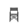 Outdoor Directors Bistro Chair Charcoal