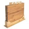Bamboo Cutting Board 4 Set H: 300mm, W: 60mm, D: 350mm