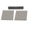 Promate Rearbricks and Retainer 195 X 195 X 15 mm Dark Grey