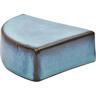 Glazed Round Pot Feet Firework Green