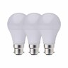 LED Light bulb B22 3 Pack 9 Watt Warm White 9 Watt Warm White