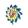 Wind Sculpture Metallic Daisy