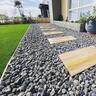 Aluminium Paver Edging 75mm x 2000mm Corten