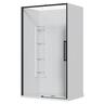 Alcove Frameless Sliding Corner Mould Acrylic Shower 1200 x 800 x 2040mm Black