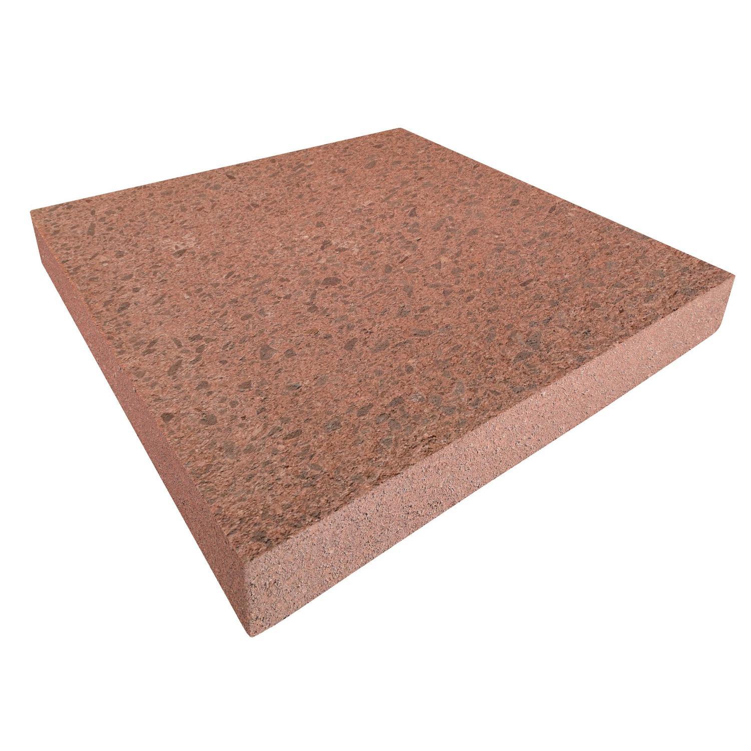 Honed Flagstone Paver H: 50mm, W: 450mm, L: 450mm Terracotta