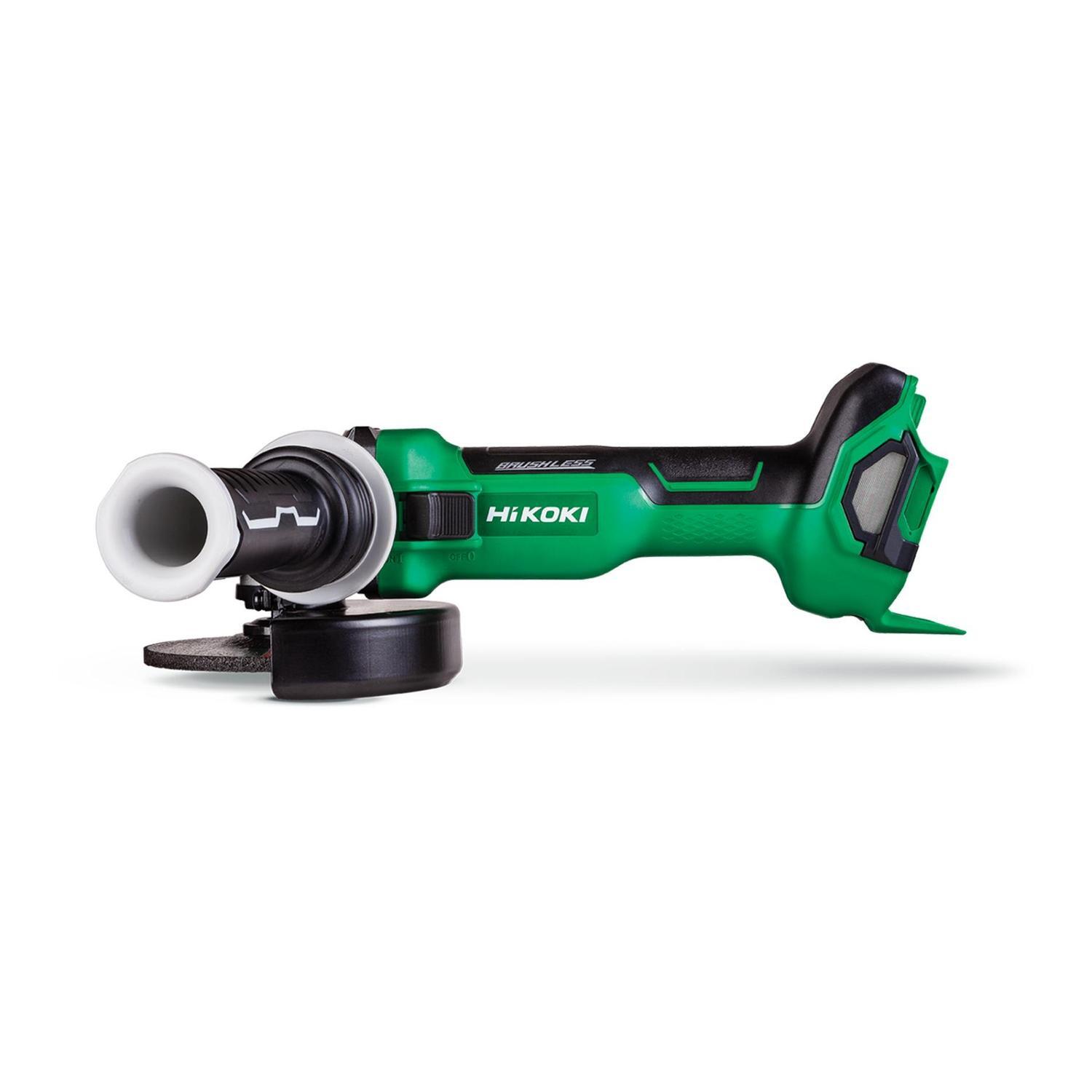 HiKOKI 18V Brushless 125mm Angle Grinder w/ Slide Switch - Bare Tool