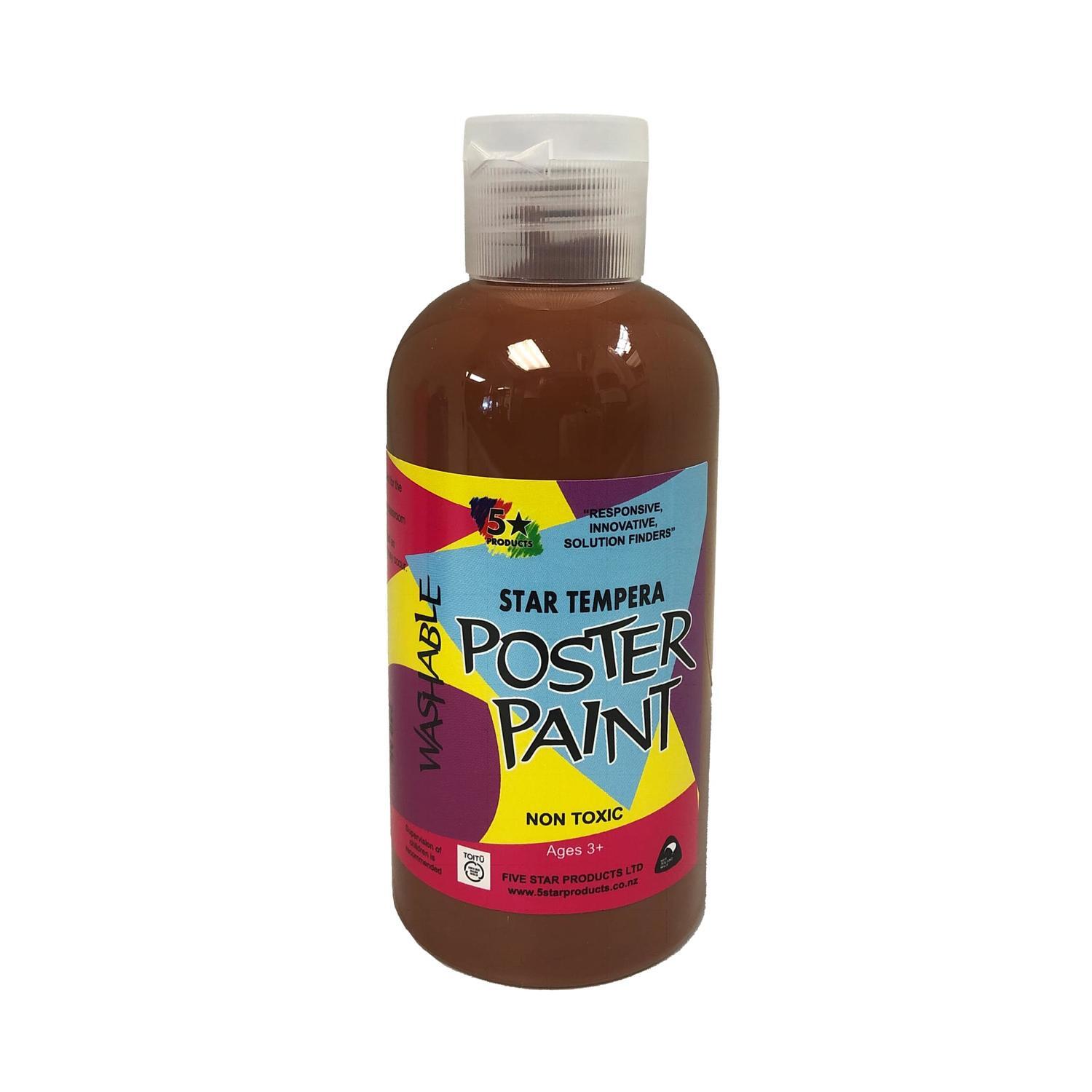 Poster Paint 250ml Brown