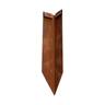 Corten Steel Landscape Edging Corner Peg 300mm Rust