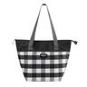 Essential Tote Cooler Bag 14 Can Gingham Grey
