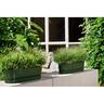 Plastic Trough with Saucer Green 70cm