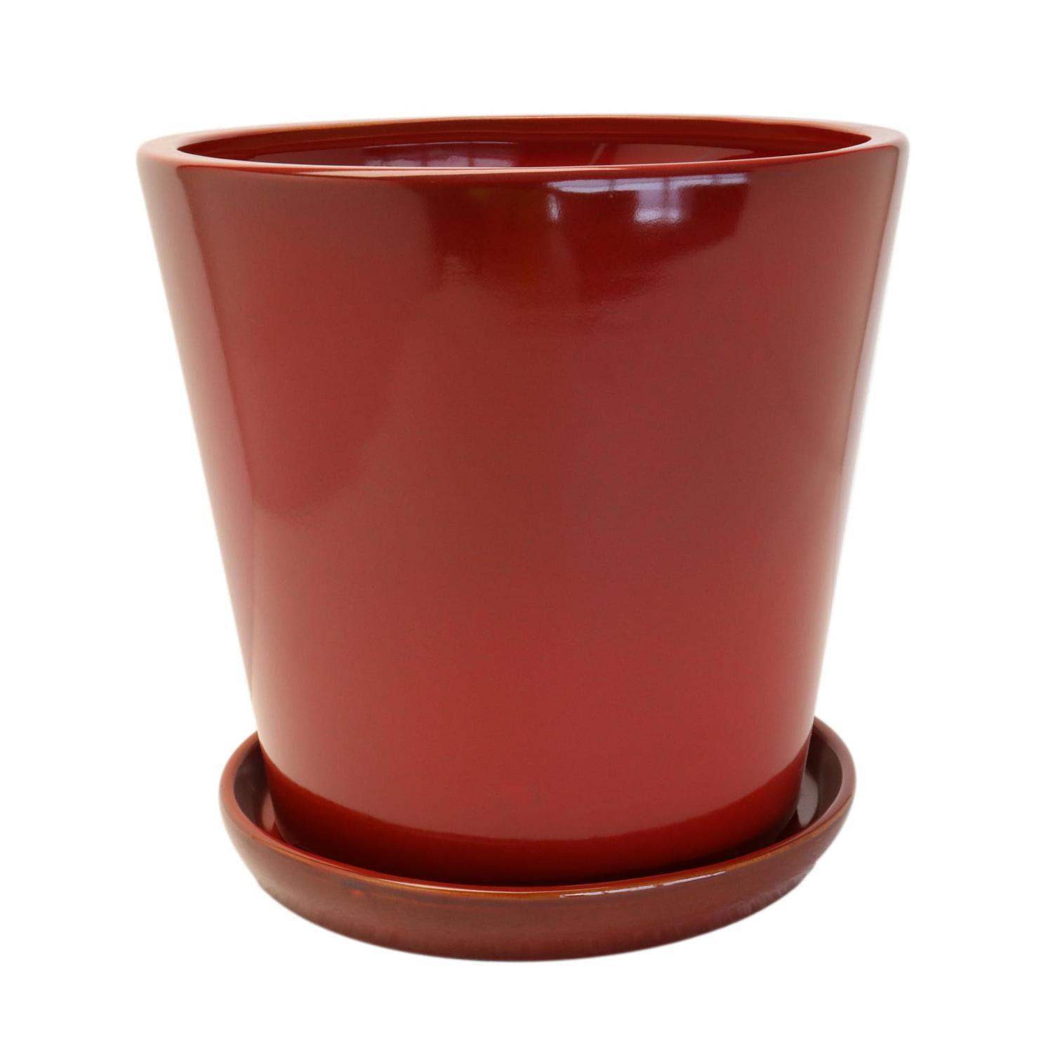 Glazed Round Pot
