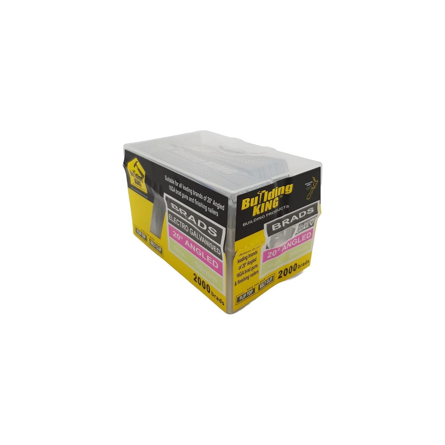 Angled Brads 16g x 50 Galvanised