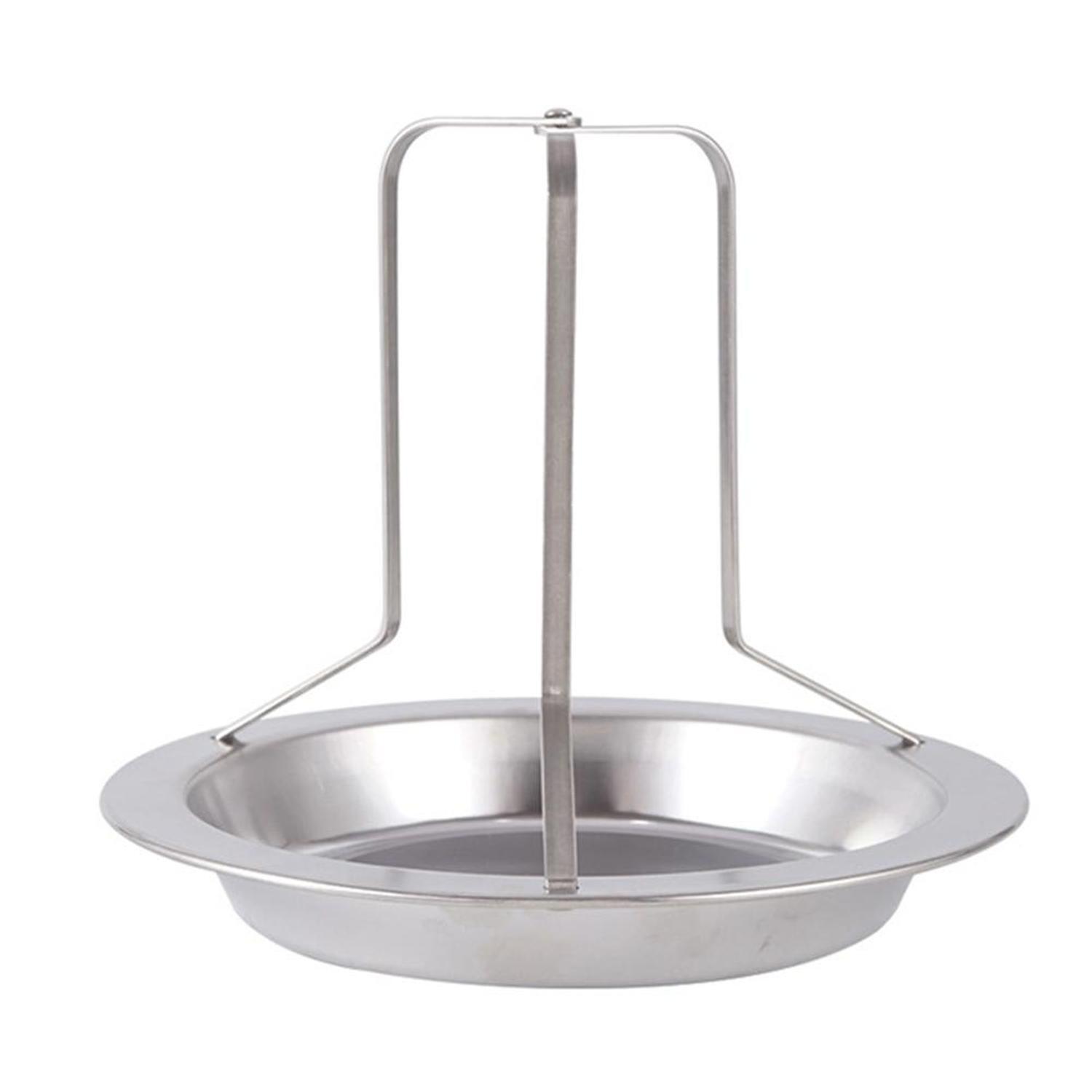 Beer Can Chicken Vertical Cooking Rack and Dish For BBQ and Oven