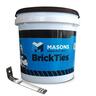 BrickTie H: 37mm, L: 110mm, W: 22mm Silver