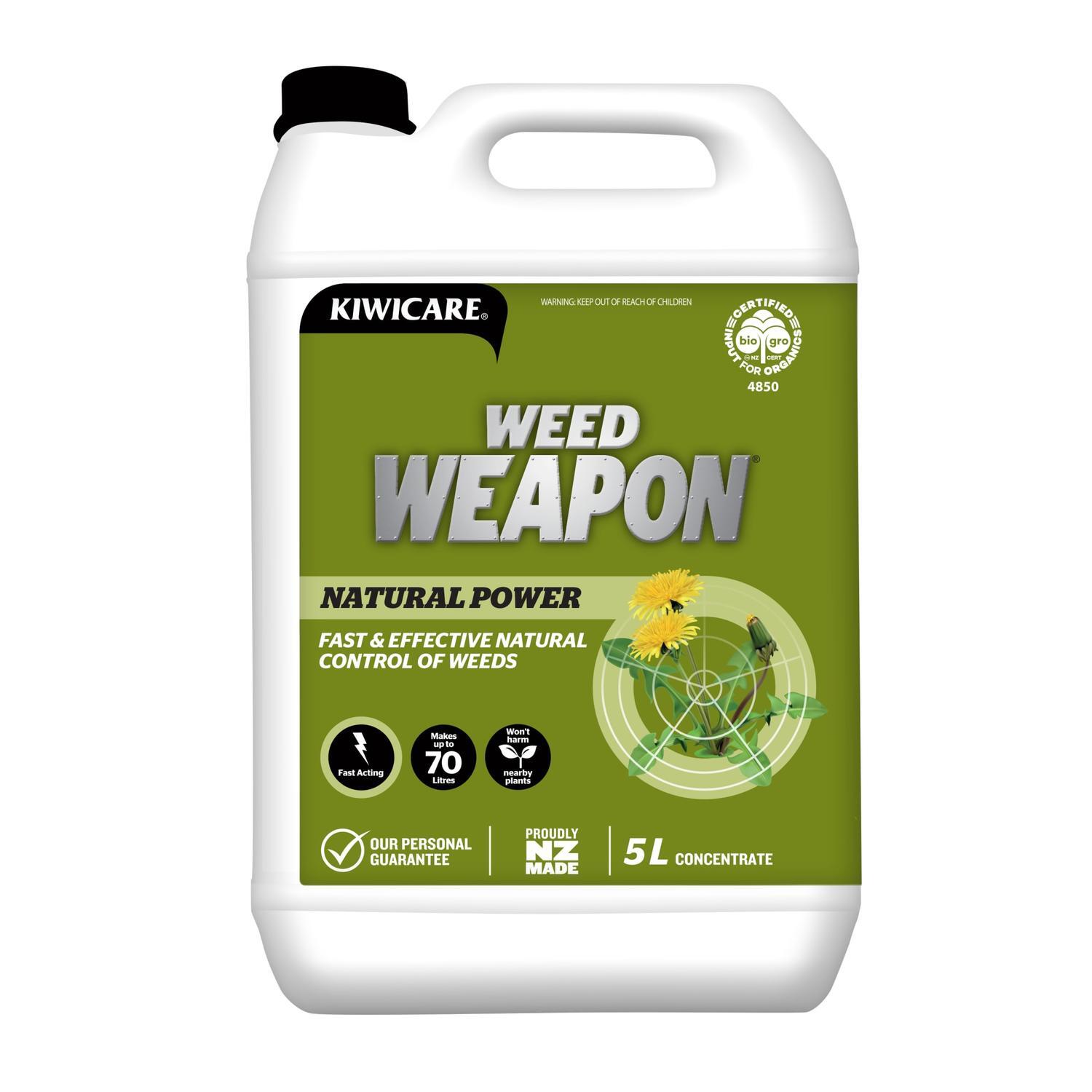 Natural Weedkiller Spray Concentrate 5 litre White