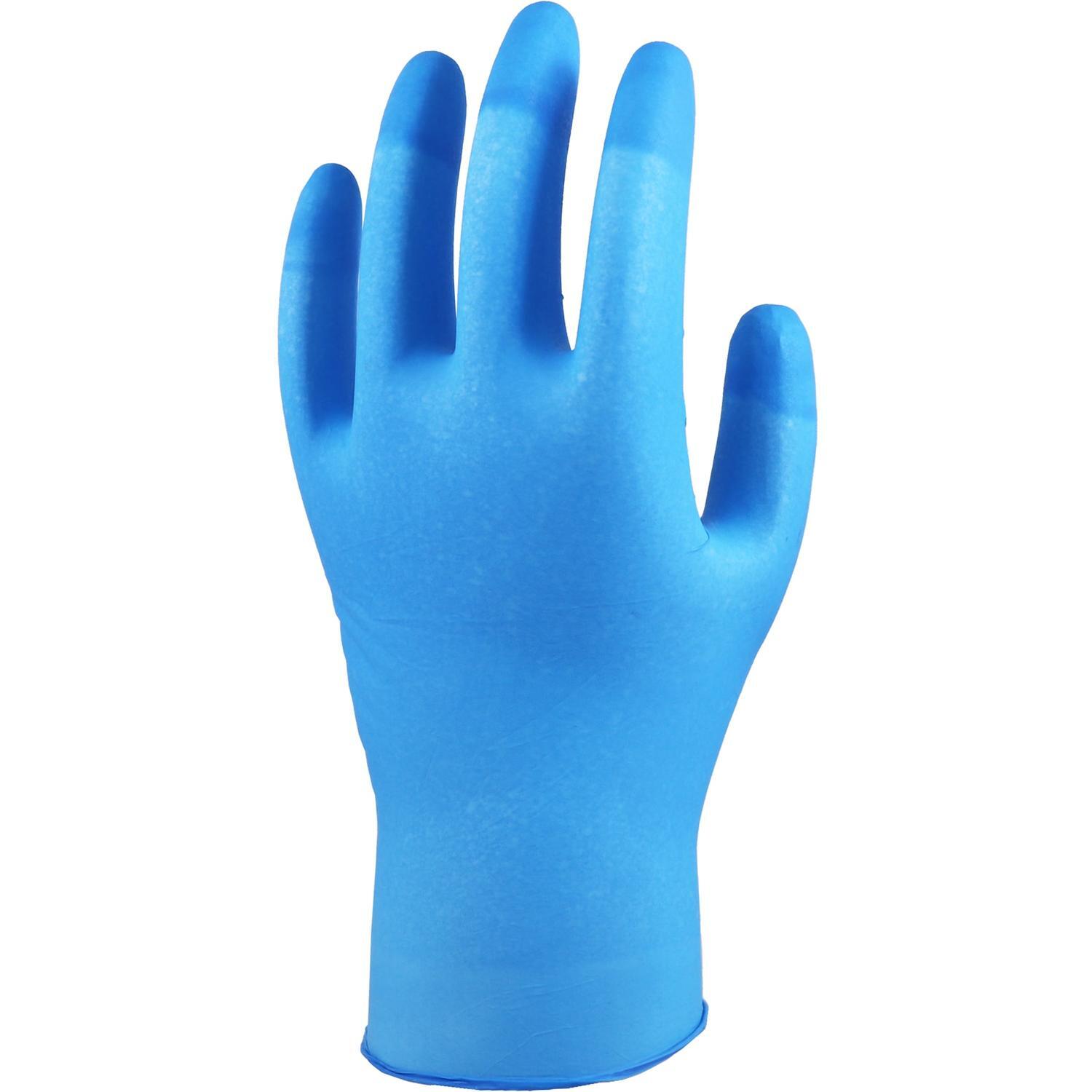 Precision Touch Nitrile 070 100 Pack Disposable Gloves Medium Blue