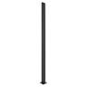 Aluminium Flanged Post 110x32x1900mm Black