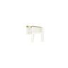 Window Handle Styleline2 Double Tongue Right Hand  Off White
