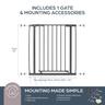 Ava Safety Gate UP TO 81cm Charcoal