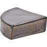 Glazed Round Pot Feet Anthracite