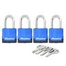 Weather Tough Excell Covered Laminated Steel Padlock With Boron Carbide Shackle