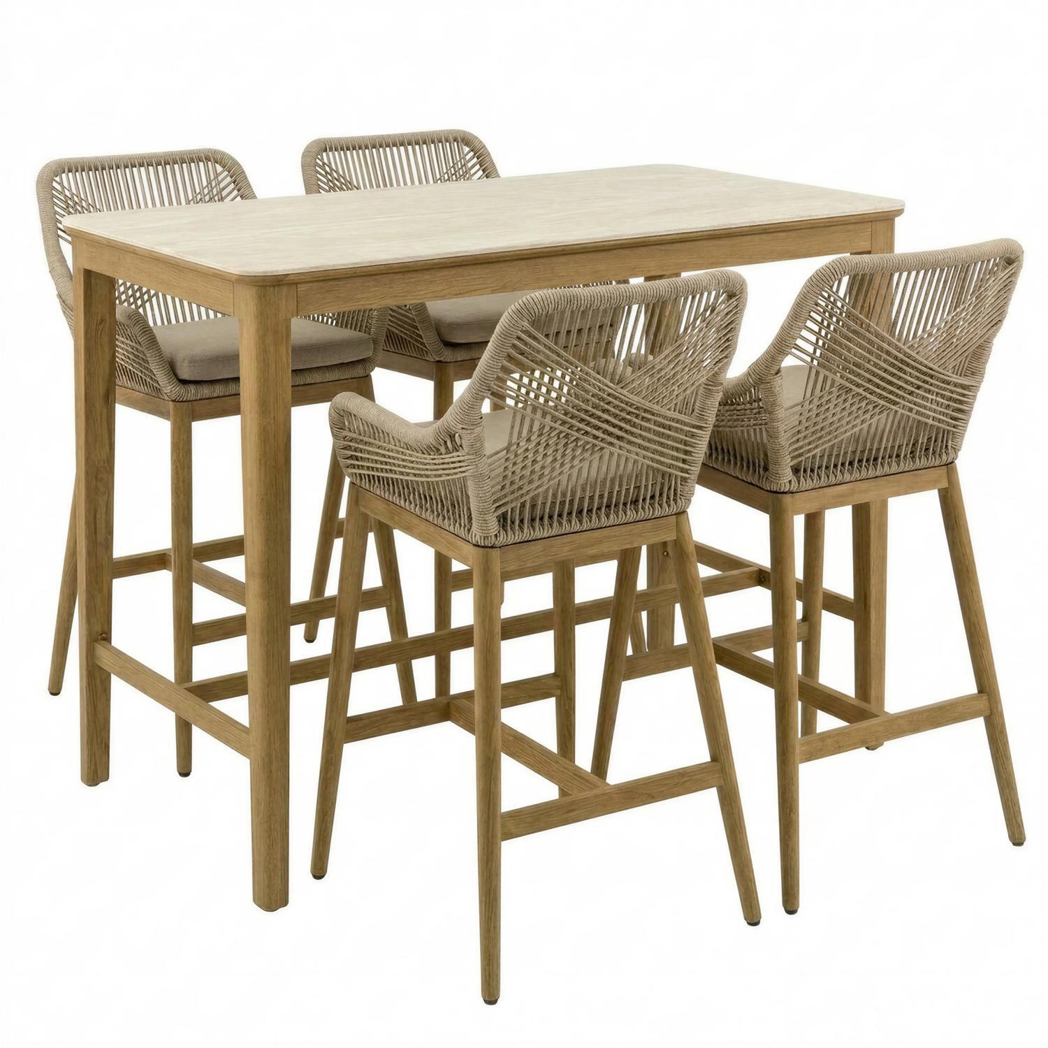 Outdoor Bar Setting 5 Piece