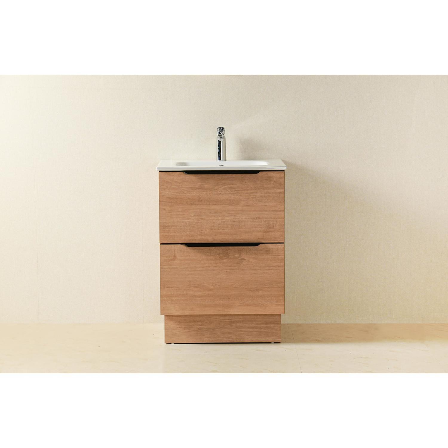 Keeley Wall/Floor Vanity 615mm Oak