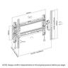 939-2030mm (37-80 inch) Advanced Extension Tiltable TV Mount