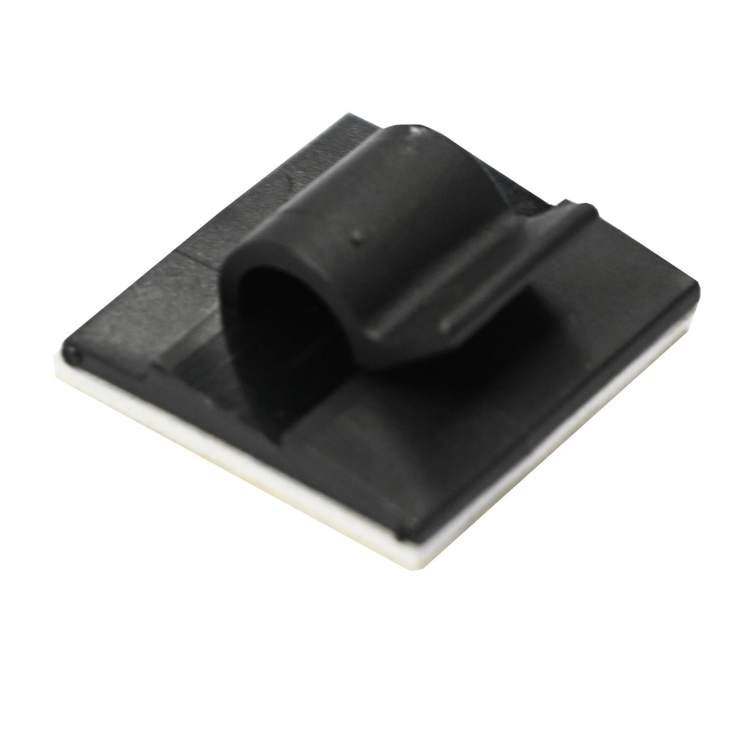 Cable Clamp 18.5mm x 18.5mm 10 Pack Black
