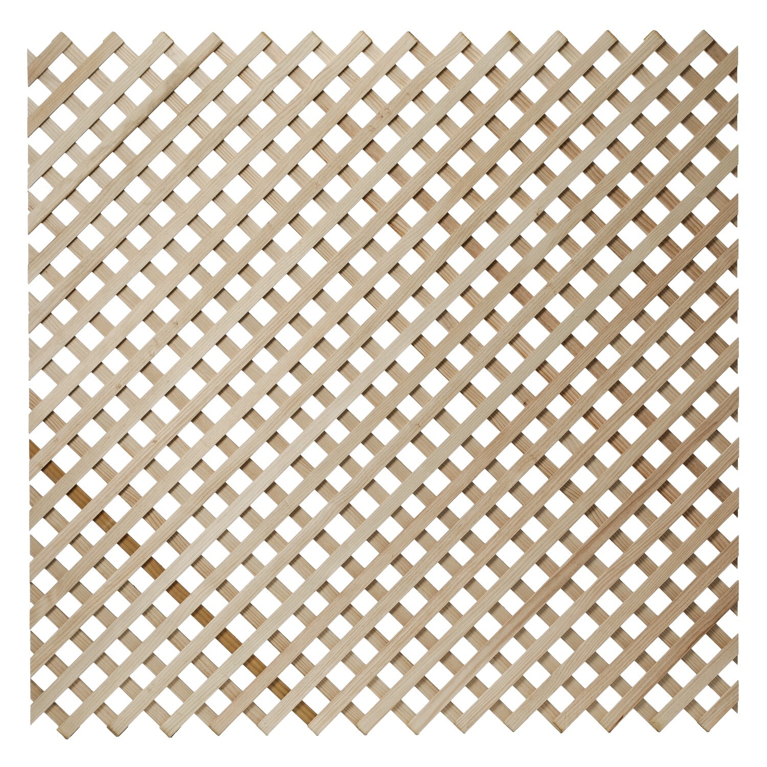 Diagonal SS Trellis Unframed. 38x12 Premium Lath H:1800mm, W:1800mm
