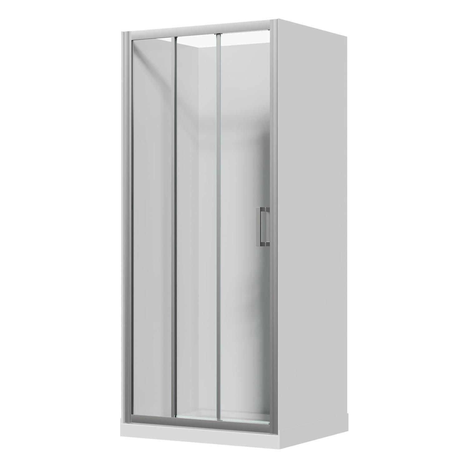 Acrylic Shower 900x750x1950mm Chrome