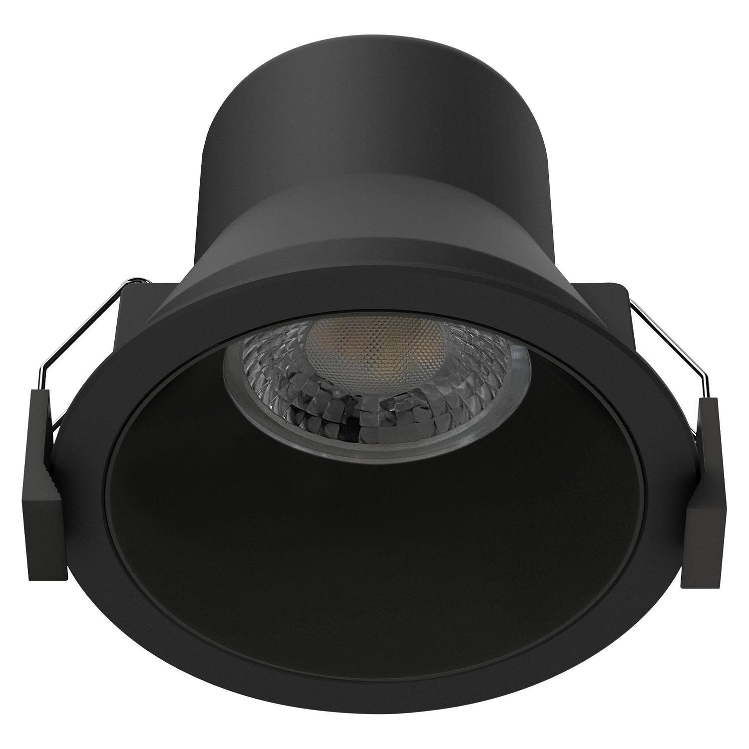8W CCT Antiglare Downlight Black